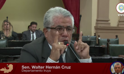 Senador de Iruya Walter Hernan Cruz.