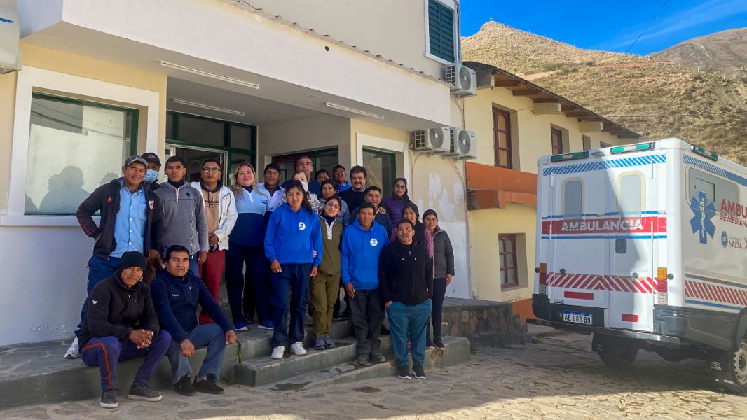 Visitas a las areas operativas de salud de Nazareno y Santa Victoria Oeste.
